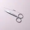 Tijeras de gasa de acero inoxidable transfronterizas, tijeras para retirar suturas médicas, tijeras quirúrgicas de disección experimental de cabeza redonda recta