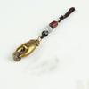 Braçadeira de mão de latão, braçadeira de caranguejo, chaveiro, mão rica, peça de mão da sorte, pingente, bolsa, pingente, ornamentos de cobre