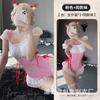 Encantador Conejito Transfronterizo Nuevo Talla Grande Ropa Interior de Mucama Encaje Amor Puro Traje de Pasión de Mucama Tentador Club Nocturno 2476