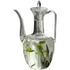 Tetera de Vidrio Transparente Imitación Dinastía Song para Llevar, Tetera para Té Verde, Tetera de Vidrio Resistente al Calor Tetera de Concubina Imperial, Tetera Retro para Hervir Agua, Tetera de Mano de la Dinastía Song