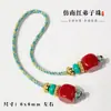 Cuentas de Ágata Magnesita de Cera de Abeja Natural Accesorios DIY para Manualidades, Pulseras, Cuentas de Oración Budista, Componentes de Collares, Suministro al por Mayor
