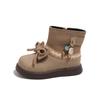 Botines Infantiles tipo Martin, Botines Cortos para Bebé, Botines Cortos de Moda y Lindos Estilo Princesa para Niñas, Botas de Suela Suave para Otoño e Invierno