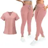 AliExpress Venda Quente Lavar Roupa à Mão Roupas de Trabalho Masculinas e Femininas Roupa de Trabalho para Médico, Enfermeiro, Hospital, Salão de Beleza, SPA, Verão