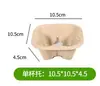Portavasos de pulpa de papel desechable para arrancar, portavasos desmontable anti-quemaduras, portavasos universal de pulpa de papel para llevar té de leche y café