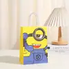 Bolsas de Regalo para Compras de Productos Nuevos Transfronterizos Bolsas de Tote de Papel Kraft al por Mayor Bolsas para Empaque de Regalos de Cumpleaños Dulces y Snacks