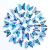 Mariposa Artificial Serie de Colores de 4.5-12 cm Atada en Manojo Mariposa Decorativa para Decoración de Jardinería al Aire Libre Mariposa Estéreo 3D