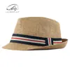 Sombreros Casuales de Personalidad para Hombre de Verano, Sombreros de Jazz Británico, Sombreros de Paja, Sombreros de Playa, Pequeños Sombreros de Vestir para Mujer, Modernos