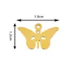 Nuevos Accesorios de Joyería Calientes DIY Acero Inoxidable Mariposa Libélula Búho Pájaro Pata Larga Grulla Corte Colgante Pequeño