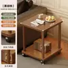 Mesa pequeña simple casa de alquiler mesa de café pequeña mesa lateral de sofá de sala estante de mesita de noche de dormitorio mesa cuadrada pequeña para el hogar
