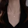 Colar de Prata Esterlina S925 Feminino Outono e Inverno 2024 Novo Pingente Versátil Design Nicho Luxo Leve Sofisticado Corrente para Clavícula Novo