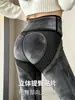 Pantalones de tiburón para mujer ropa exterior pantalones ajustados otoño e invierno pantalones de yoga de cintura alta ajustados para levantar glúteos pantalones de otoño pantalones base con terciopelo al por mayor