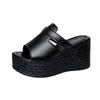 Zapatillas de Verano para Mujer de Talla Grande para Exteriores 2026 Nueva Moda Sandalias con Cuña de Suela Gruesa que Aumentan la Altura para Mujer