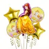 Decoración de Fiesta de Cumpleaños Nueva Temática de Princesas Globo de Película de Aluminio Globo con Forma Especial Decoración de Fiesta Temática Venta al por Mayor
