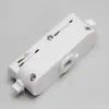 Acessórios para Base de Luminária de Trilho LED Conector de Trilho de Dois Fios Caixa de Trilho para Luminária Pendente Spotlight de Trilho de Dois Fios Tira de Trilho