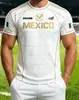 Camiseta de Manga Corta 3D Estilo Mexicano Impresión Digital 3D Secado Rápido para Hombre Verano Moderna Casual Deportiva