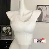 Verano Fino Seda de Hielo Tirantes Chaleco de Mujer Cinturón Almohadilla para el Pecho Sin Marcas Espalda Bonita Envoltura de Pecho Encaje en el Pecho Para Usar por Dentro Para Usar por Fuera Ropa Interior Sexy