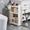 12/15/16cm Estante de Armazenamento para Espaço de Banheiro de Chão Removível Cozinha Lateral de Geladeira Gabinete de Armazenamento Ultra-Estreito para Espaços