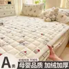 Saia de Cama de Lã de Leite Classe A Peça Única Inverno Plus Veludo Coral Fleece Antiderrapante Capa de Cama Cobertura Completa Capa de Colchão à Prova de Manchas Manga Protetora 3