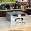 Suporte de Copo para Milk Tea em Aço Inoxidável Suporte de Copo para Café Bar Porta-Copos Descartáveis Porta-Palitos Porta-Guardanapos Comercial