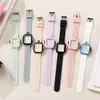 Nuevo Reloj de Cuarzo Impermeable Lindo para Niños Color Caramelo Simple de Silicona Deportivo Regalo Reloj para Niños
