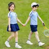 Uniformes Escolares Primarios, Chaquetas de Otoño e Invierno, Conjunto de Tres Piezas Cortavientos, Uniformes para Clases Deportivas Infantiles, Cortavientos y Cálidos