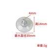 Ventosa de 6mm/8mm con Varilla Roscada Transparente para Muebles Mesa de Café Ventosa de Fijación Soporte para Tablero de Muebles Conector de Tornillo