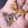 Acessórios de Joias Artesanais Colar Masculino Pulseira Prata de Xizang Roda de Oração Vajra Artefato Budista Tântrico Feng Shui Sino Vajra
