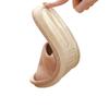 Pantuflas de Lino para Mujer para Interior Hogar Pareja Temporadas de Primavera y Otoño Hospitalidad Algodón Lino Tela Pantuflas Gruesas para Hombre y Mujer