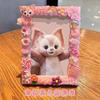 Marco de Fotos de Pegamento Crema Estereoscópico Juego de Marcos de Fotos de 6 pulgadas Marco de Fotos de Mesa Pareja Estrella Novia Regalo DIY Creativo Hecho a Mano