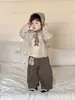 Colección de Primavera 2026 para Niños Ropa Nueva para Niños Ropa de Bebé Camisa a Cuadros para Niños Conjunto Casual Venta al por Mayor Personalización