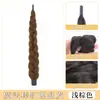 Peruca de auto-enrolamento para mulheres, textura de varinha mágica, coque baixo, ferramenta de estilização de cabelo trançado, elástico de cabelo sem costura, enviado de Xuchang
