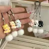 Lindo Colgante de Gato 3D Saludando para Teléfono, Llavero Lindo para Mochila de Estudiante, Accesorio de Regalo para Parejas y Mejores Amigos