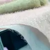 Tela con Diseño de Borla de Plumas de Felpa Tela Estilo Hada de Felpa Vestido Tela de Moda Superior