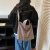 Bolsa Transversal de Lona de Grande Capacidade 2026 Bolsa de Mão Unissex para o Trabalho Grande Capacidade Roupa de Estudante Bolsa Tote de Lona