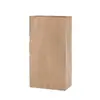 Saco Laminado de Papel Kraft Grau Alimentício Pão Lanche Café da Manhã Assar Descartável Embalagem para Levar Saco de Papel à Prova de Óleo