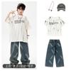 Roupas da moda para crianças de dança de rua Hip-Hop Meninos Bateria Performance Suit Hiphop Marca da moda Roupas infantis Meninas Performance Clothing