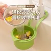 Limpieza del Hogar Lavabo para Verduras Cesta Colgante con Desagüe para Fregadero Cocina Filtro de Residuos de Comida Estante Colgante para Almacenamiento en Fregadero
