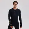 Tops ajustados, Leggings de compresión unisex, Ropa interior térmica de forro polar para invierno, Para correr, ciclismo, deportes, Ropa de yoga