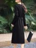 Vestido Hepburn Style Casual Ligero 2025 Primavera Nuevo Sencillo Elegante Elegante Perezoso Slim para Mujer