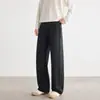Calça Casual Masculina Estilo Old Money 2026 Outono/Inverno Nova Marca Tendência Vintage Versátil Reta Solta Longa Atacado