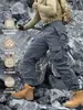 Pantalones de Trabajo de Algodón Lavado Nuevos Otoño 2026 para Hombre Anyang, Pantalones Largos Deportivos Multibolsillos de Marca de Moda, Pantalones Tácticos Casuales para Hombre