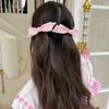 Horquilla de flequillo con lazo y clip lateral de princesa de Corea del Sur para mujer, estilo vintage de alta gama, bonitos accesorios para el cabello de hada estilo Mori.