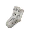 Calcetines de terciopelo de visón engrosados de otoño e invierno para mujer, cálidos, de felpa, para el hogar, para dormir, para el piso, suaves, de luna, calcetines de mujer, invierno