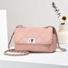 Bolsa Transversal Mini Corrente Nicho High-End Pequena para Mulheres 2025 Nova Bolsa Porta Moedas Batom Dropshipping