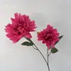 Flores Florecientes en Tonos Rojo Rosa, Flores Artificiales de Seda, Ramilletes de Mano, Decoraciones para Escenas de Boda, Arreglos Florales