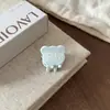 Pinza para el pelo de oso linda estilo coreano de PVC, Accesorio para el flequillo estilo vintage para mujer, Pinza pequeña para el lateral del pelo