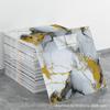 Comercio Exterior Transfronterizo Azulejo Imitación Mármol Más Vendido Papel Tapiz Autoadhesivo Fondo de Dormitorio Papel Tapiz Impermeable 30*30 Procesamiento
