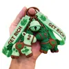 Llavero de Mascota Año del Caballo de Goma Suave PVC Colgante de Dibujos Animados 3D Personalizado Muñeco Fabricante Personalizado a Medida