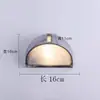 Lámpara de Pared Exterior Estilo Industrial Retro Americano Patio Terraza Puerta Exterior Resistente al Óxido Cafetería Lámpara de Pared de Aluminio Fundido Otros