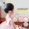 Novo Estilo Acessório de Cabelo Flor de Renda para Crianças, Perfeito para Penteados de Coque de Meninas, uma Ferramenta Super Fácil para Meninas Criarem um Coque de Fada